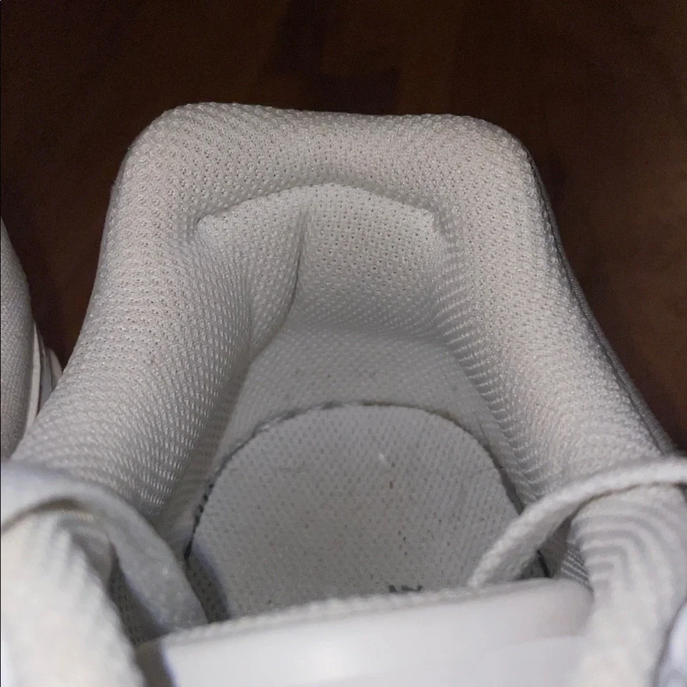 Nike Priority Low in an all-white colorway.  Size 9.5